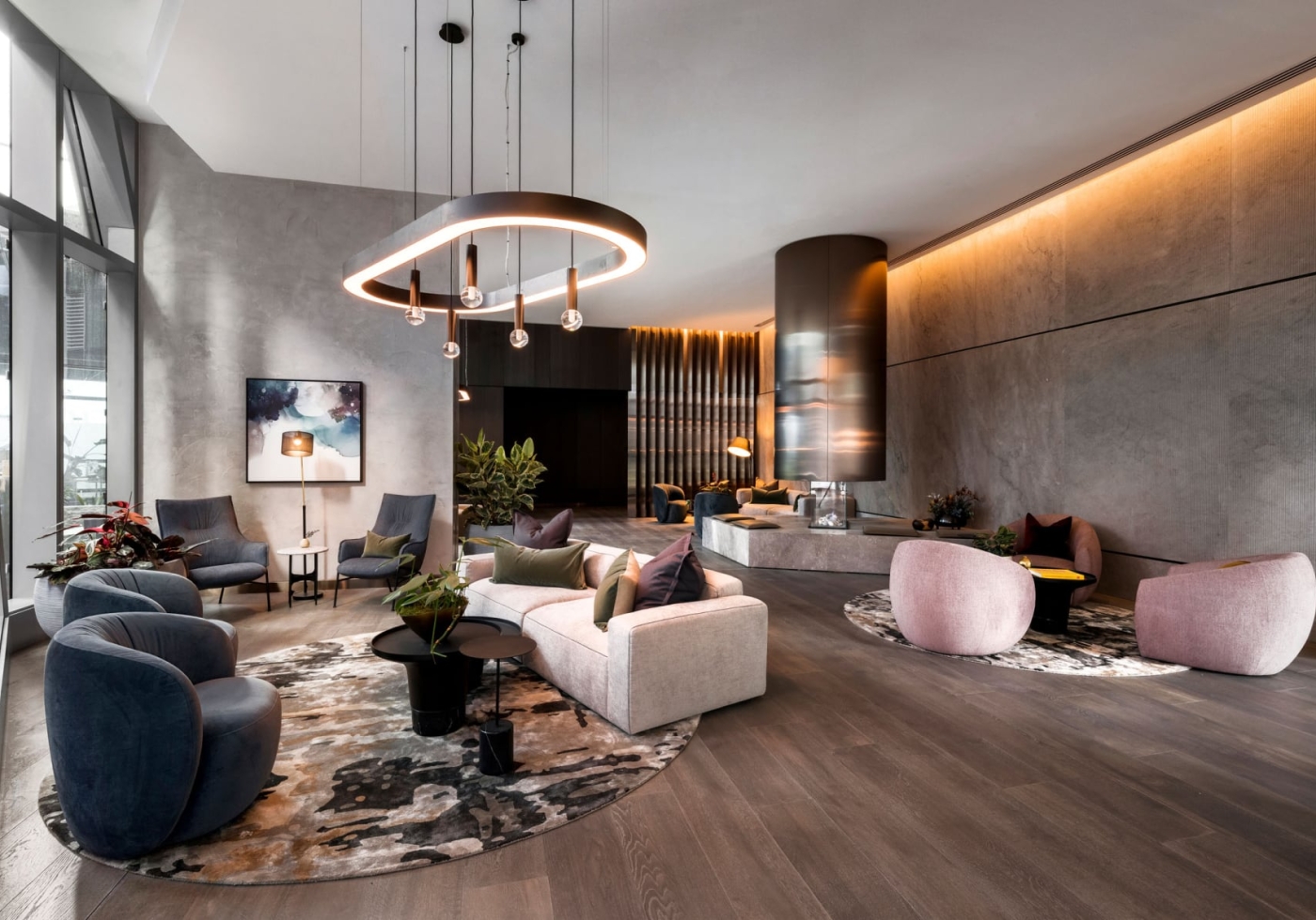 A residential lounge